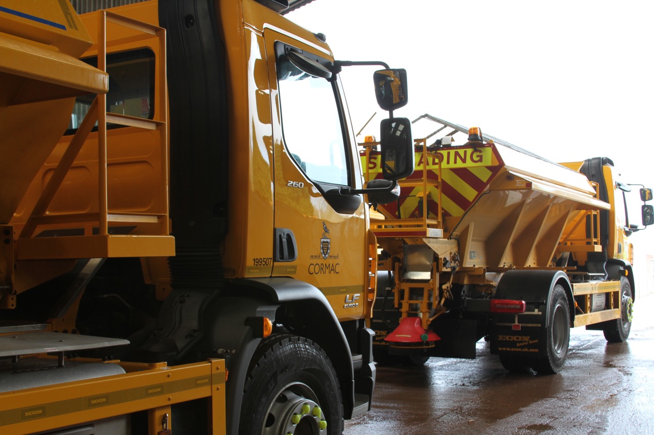 Gritter lorry
