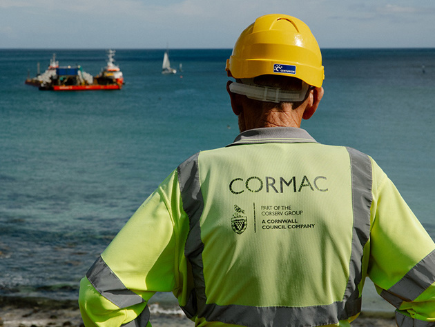 Cormac Worker Watching The Barge