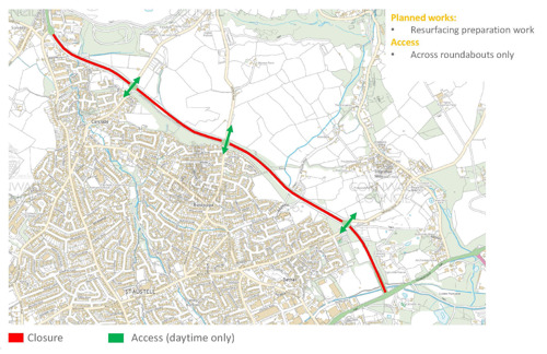 A391 Phase 1 Day Closure