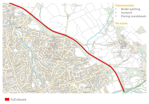 A391 Phase 1 Night Closure