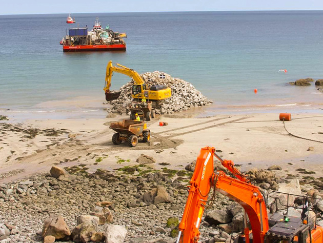 Heavy Plant On The Beach
